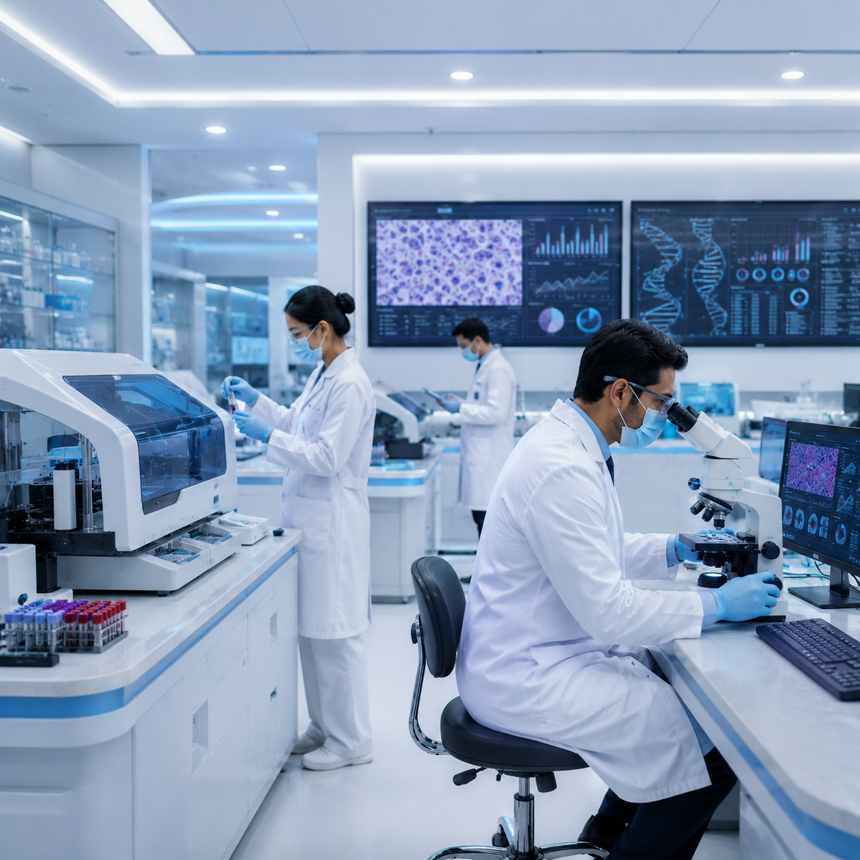 About 24-hour laboratory services Hosamani Hospital Raichur Karnataka