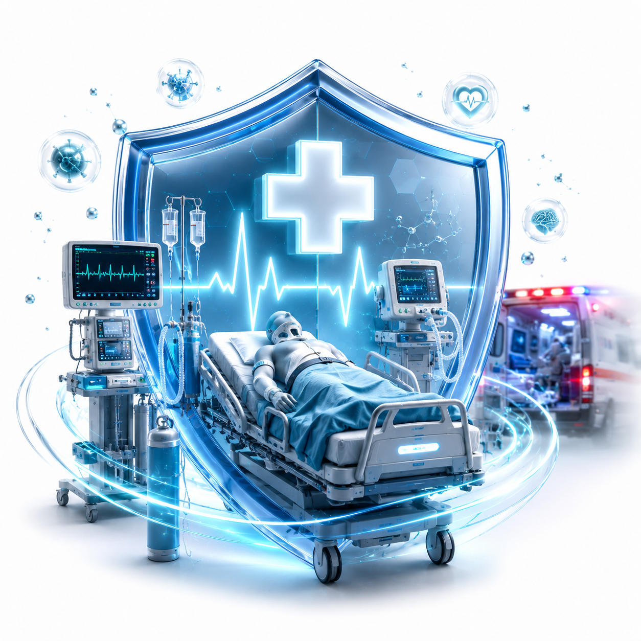 Trauma and critical care ICU emergency Hosamani Hospital Raichur Karnataka