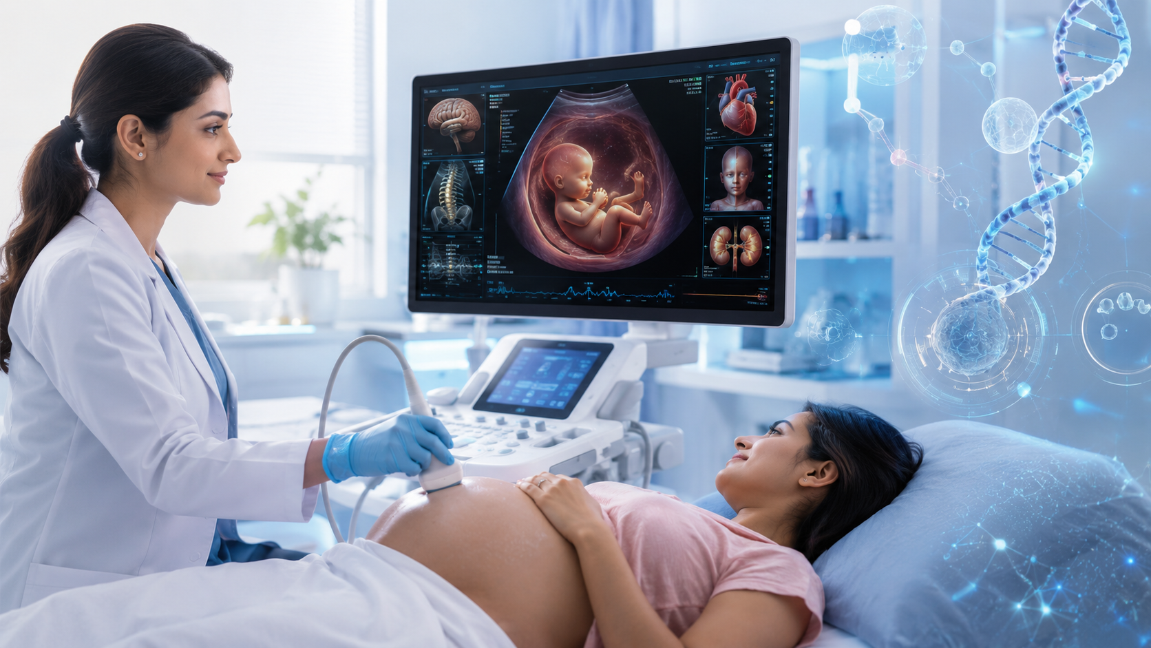 Level III detailed anomaly ultrasound scan Hosamani Hospital Raichur Karnataka