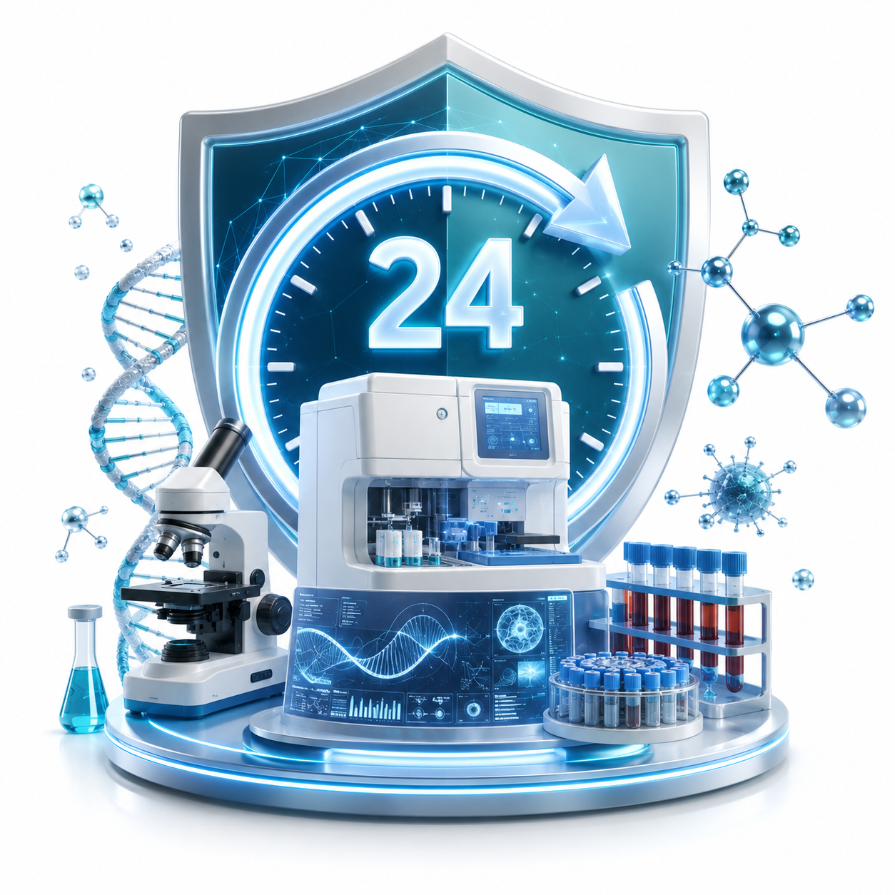 24-hour laboratory services at Hosamani Hospital Raichur Karnataka