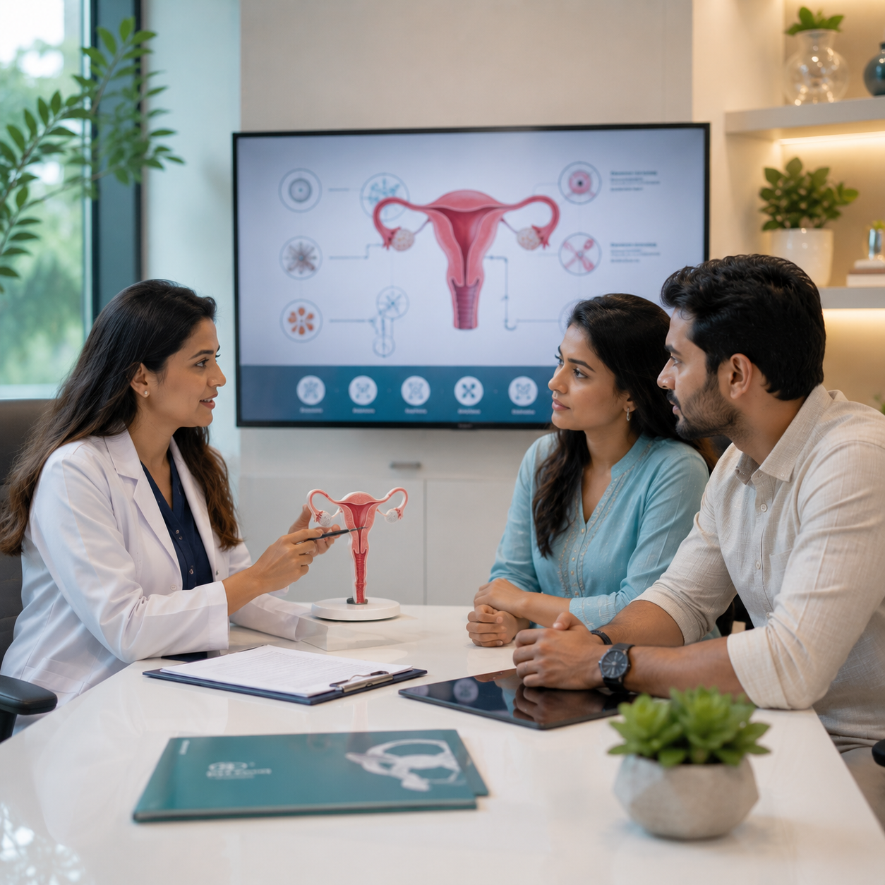 Female infertility specialist consultation at Hosamani Hospital Raichur Karnataka